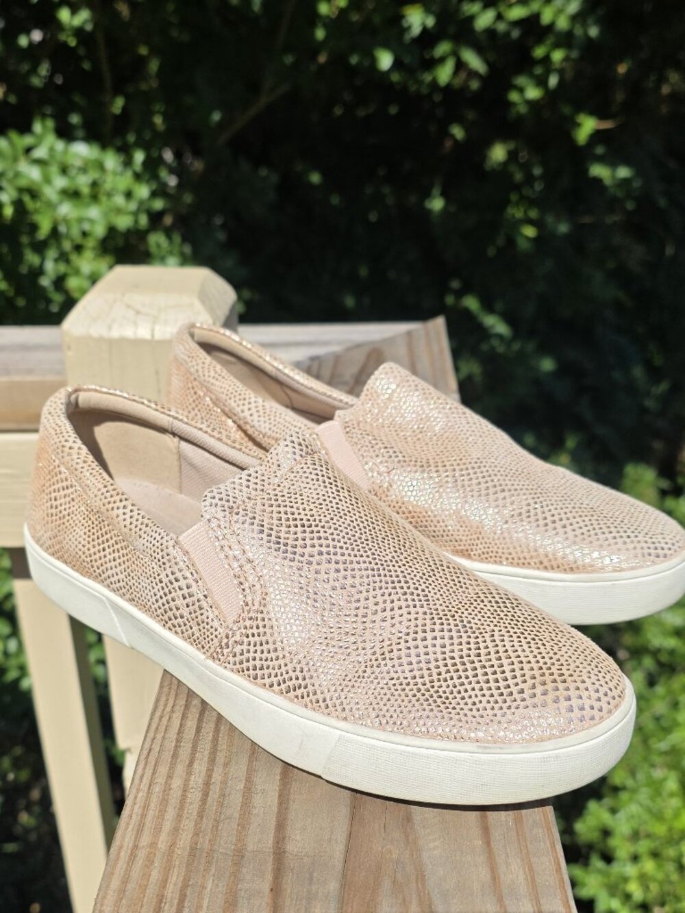 Naturalizer Marianne Rose Gold Slip-on Sneakers Size 8.5M